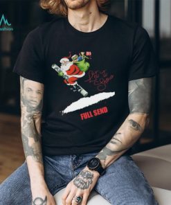 Santa claws let it genius full send Christmas shirt