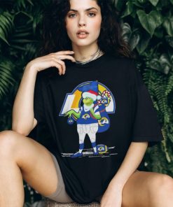 Santa grinch los angeles rams gift Christmas shirt