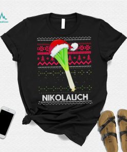 Santa hat spring onion Nikolauch Christmas shirt