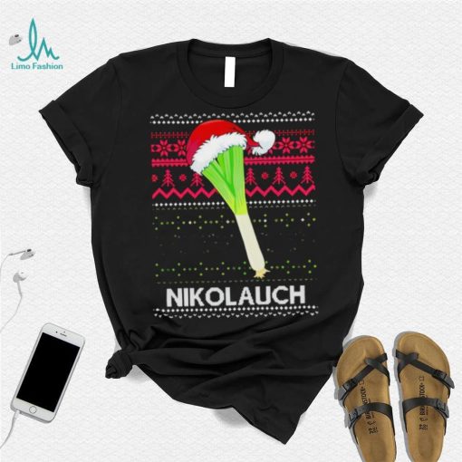 Santa hat spring onion Nikolauch Christmas shirt