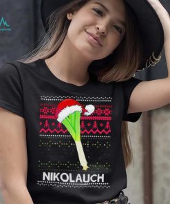 Santa hat spring onion Nikolauch Christmas shirt