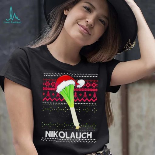 Santa hat spring onion Nikolauch Christmas shirt