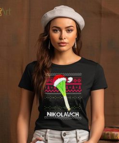 Santa hat spring onion Nikolauch Christmas shirt