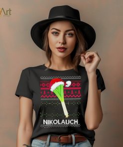 Santa hat spring onion Nikolauch Christmas shirt