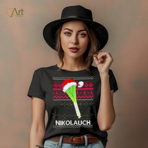 Santa hat spring onion Nikolauch Christmas shirt