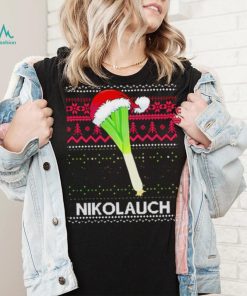 Santa hat spring onion Nikolauch Christmas shirt