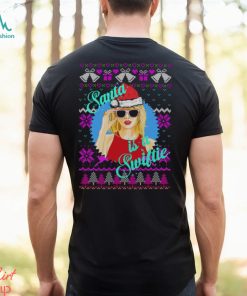 Santa is a Swiftie Ugly Xmas T Shirt