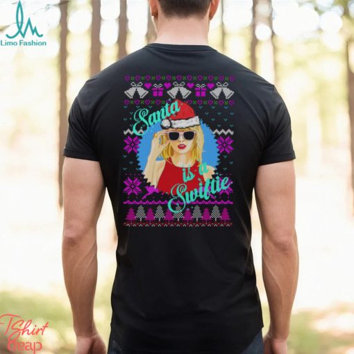 Santa is a Swiftie Ugly Xmas T Shirt