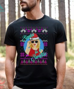 Santa is a Swiftie Ugly Xmas T Shirt