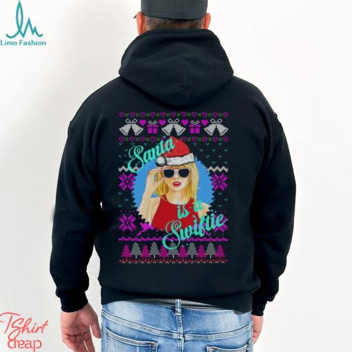 Santa is a Swiftie Ugly Xmas T Shirt