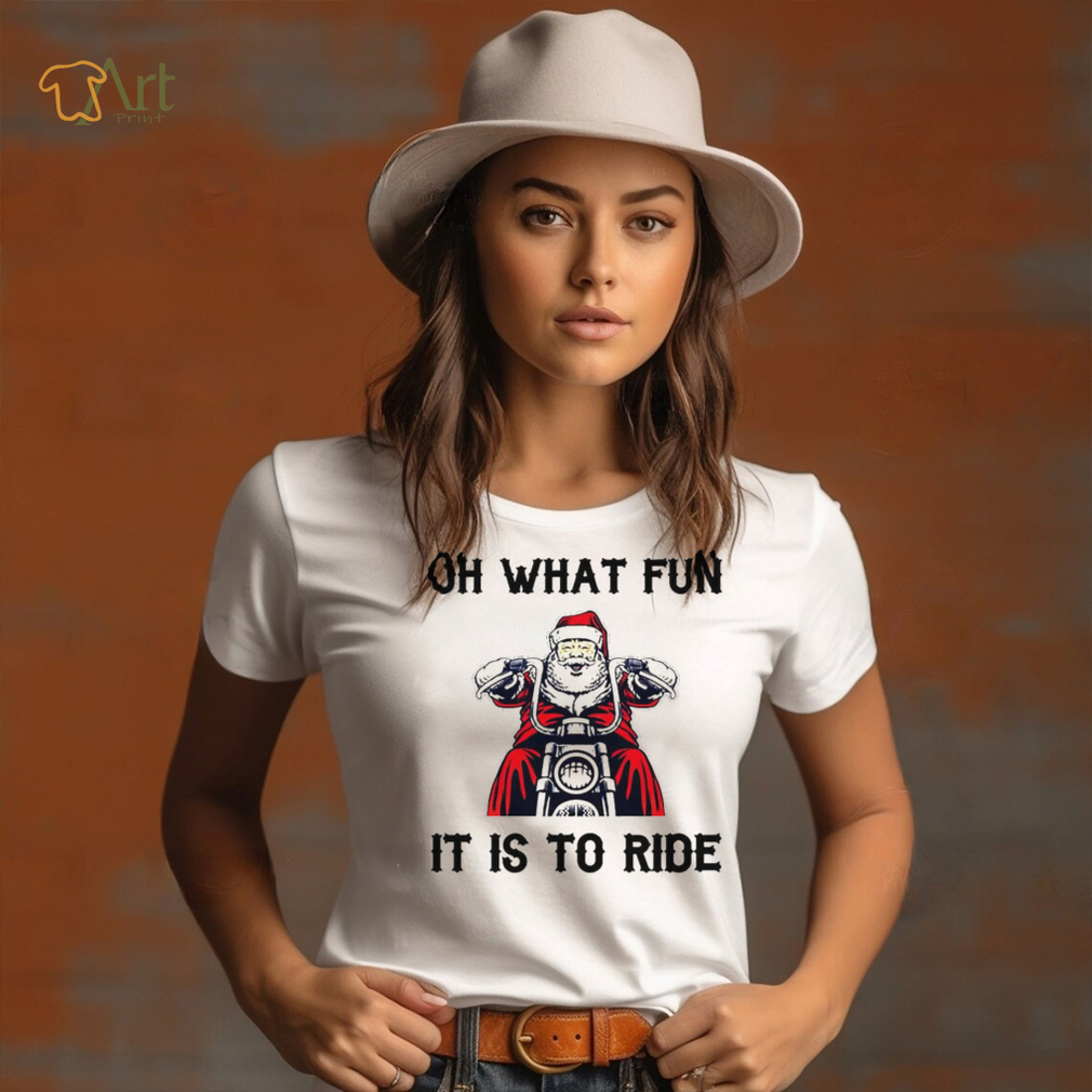 Santa riding motorbikes oh what fun it is to ride Christmas shirt Santa riding motorbikes oh what fun it is to ride Christmas shirt