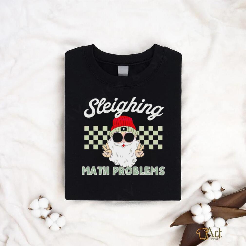 Santa sleighing math problems shirt Santa sleighing math problems shirt