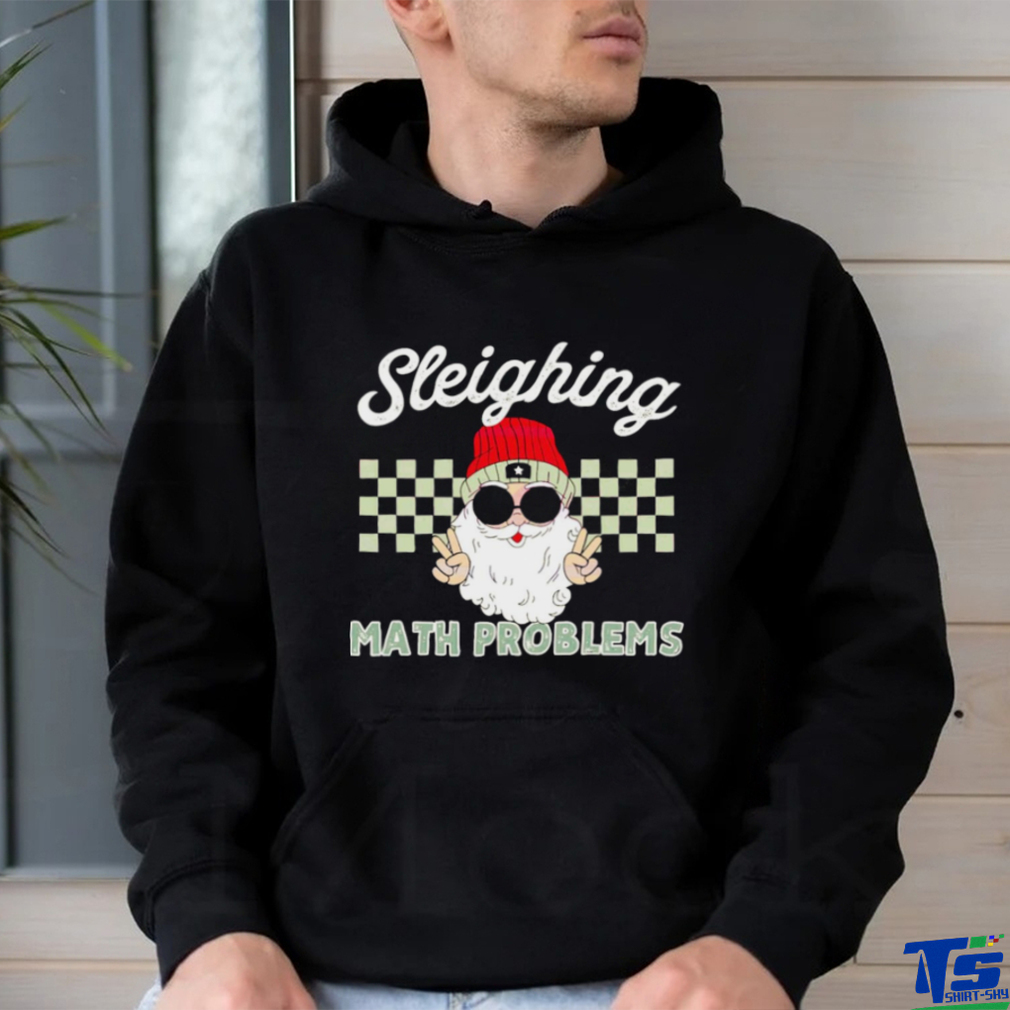 Santa sleighing math problems shirt Santa sleighing math problems shirt