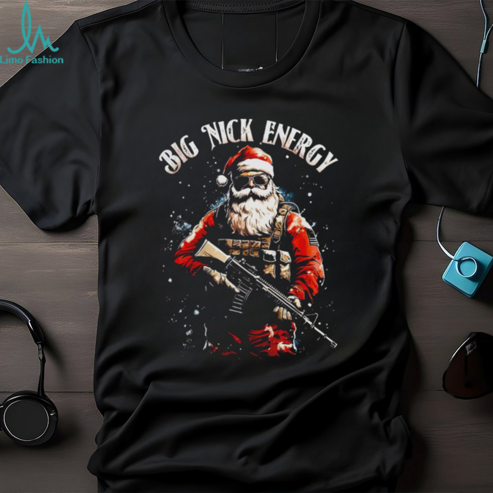 Santa veteran big nick energy Christmas 2023 shirt Santa veteran big nick energy Christmas 2023 shirt