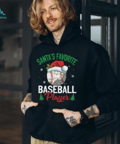 Santa's Favorite Baseball Player Christmas Baseball Classic T Shirt