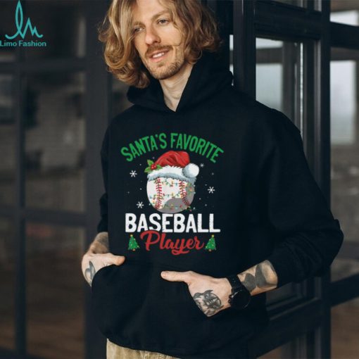 Santa’s Favorite Baseball Player   Christmas Baseball Classic T Shirt