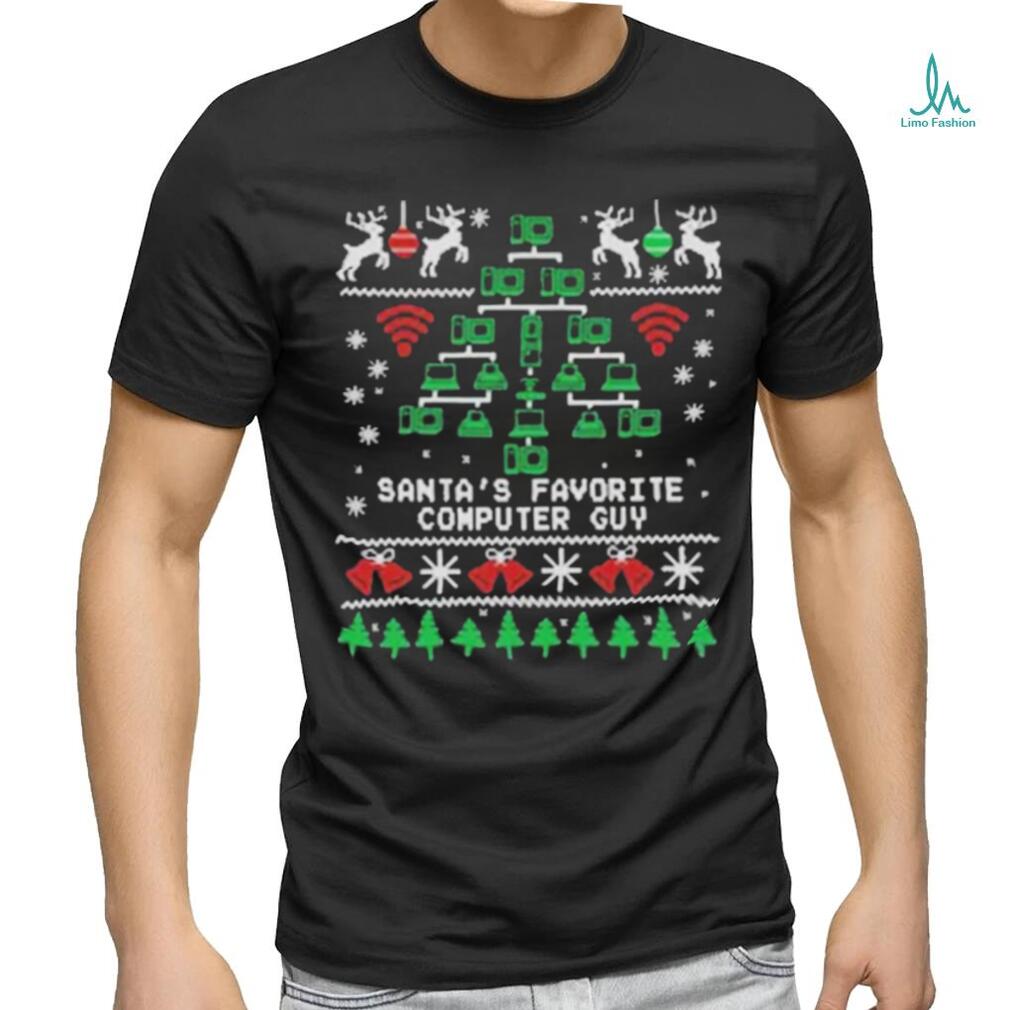 Santa’s Favorite Computer Guy T shirt Santa’s Favorite Computer Guy T shirt