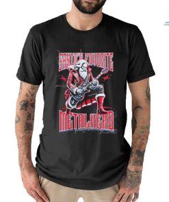 Santa’s Favorite Metalhead Christmas Shirt