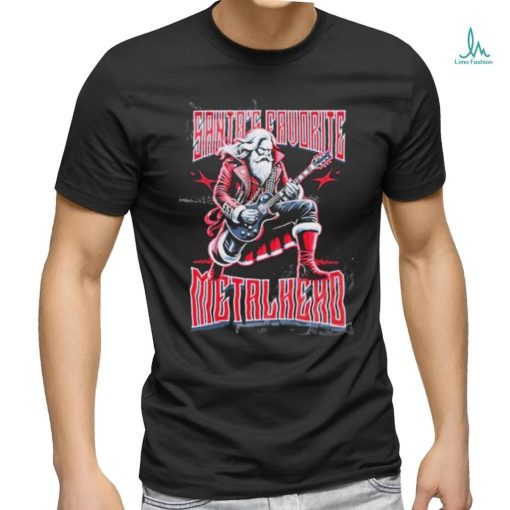 Santa’s Favorite Metalhead Christmas Shirt