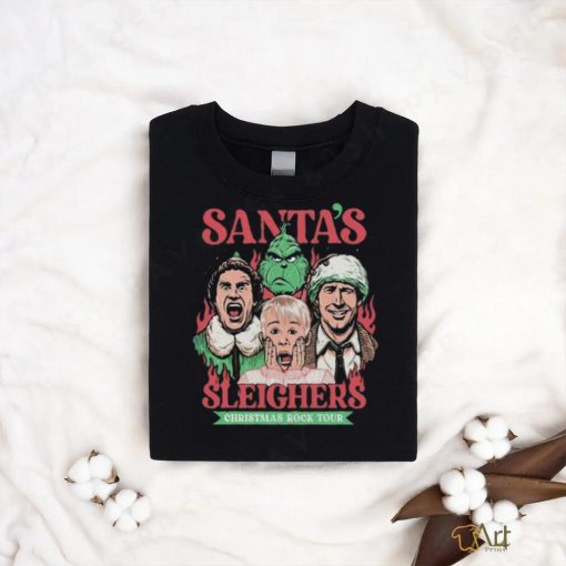 Santa’s Sleighers Christmas Rock Tour T Shirt