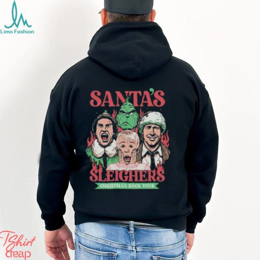 Santa’s Sleighers Christmas Rock Tour T Shirt