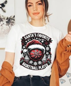 Santa’s favorite basketball player Christmas t shirt