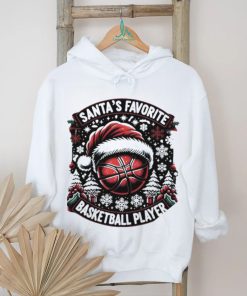 Santa’s favorite basketball player Christmas t shirt