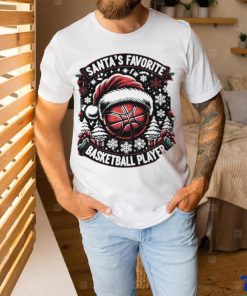 Santa’s favorite basketball player Christmas t shirt