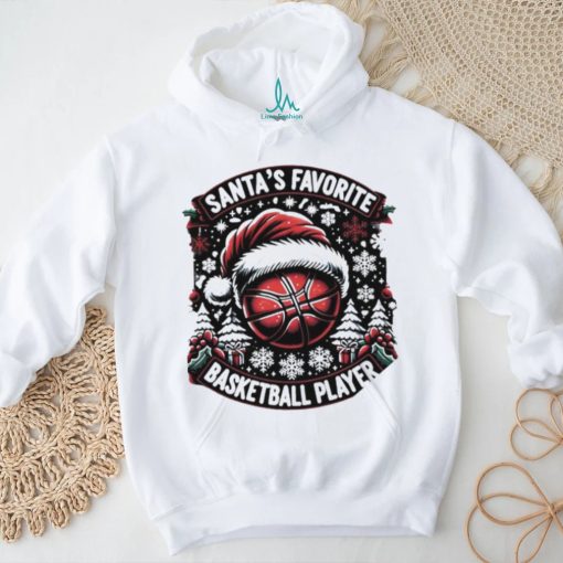 Santa’s favorite basketball player Christmas t shirt