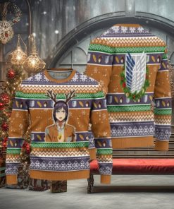 Sasha Blouse Attack on Titan Anime Ugly Christmas Sweater Xmas Gift