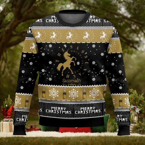 Sassenach Whiskey Ugly Christmas Sweater 2023 Christmas Gift 3D Sweater