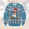 NFL Detroit Lions Christmas Reindeer V3 Sport Christmas Ugly Sweater 3D