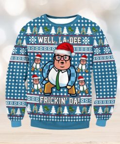 Saturday Night Live Matt Foley Well La Dee Frickin Da Ugly Christmas Sweater Christmas Gift Bule