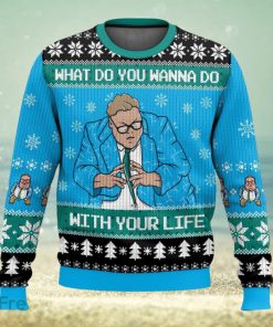 Saturday Night Live Matt Foley What Do You Wanna Do With Your Life 3D Sweater Christmas Gift Ugly Christmas Sweater