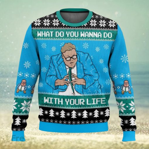 Saturday Night Live Matt Foley What Do You Wanna Do With Your Life 3D Sweater Christmas Gift Ugly Christmas Sweater