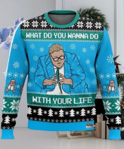 Saturday Night Live Matt Foley What Do You Wanna Do With Your Life All Over Printed Ugly Christmas Sweater Trending Christmas Gift Ideas