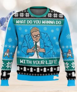 Saturday Night Live Matt Foley What Do You Wanna Do With Your Life All Over Printed Ugly Christmas Sweater Trending Christmas Gift Ideas