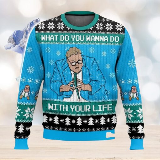 Saturday Night Live Matt Foley What Do You Wanna Do With Your Life All Over Printed Ugly Christmas Sweater Trending Christmas Gift Ideas