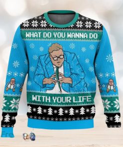 Saturday Night Live Matt Foley What Do You Wanna Do With Your Life All Over Printed Ugly Christmas Sweater Trending Christmas Gift Ideas