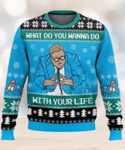 Saturday Night Live Matt Foley What Do You Wanna Do With Your Life Ugly Christmas Sweater 2023 Christmas Gift 3D Sweater