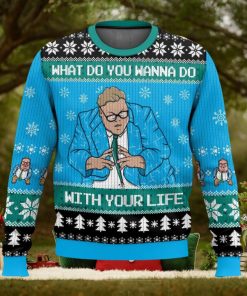 Saturday Night Live Matt Foley What Do You Wanna Do With Your Life Ugly Christmas Sweater 2023 Christmas Gift 3D Sweater