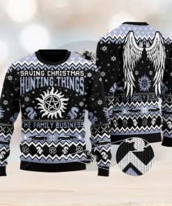 Saving Hunting Things Ugly Christmas 3D Sweater For Men And Women