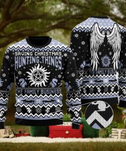 Saving Hunting Things Ugly Christmas 3D Sweater For Men And Women