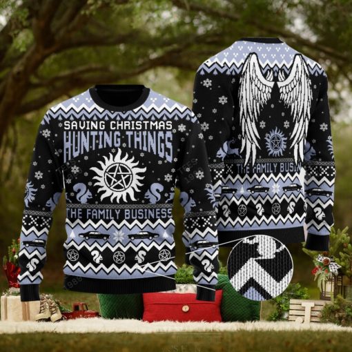 Saving Hunting Things Ugly Christmas 3D Sweater For Men And Women