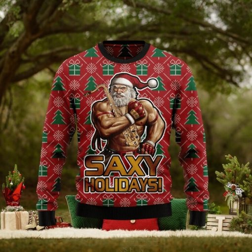 Saxy Holidays Christmas Ugly Christmas Sweater