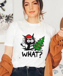 Scary Black Cat Christmas Tree Shirt, hoodie, sweater, long sleeve and tank top Scary Black Cat Christmas Tree Shirt