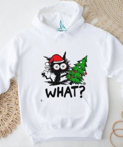 Scary Black Cat Christmas Tree Shirt, hoodie, sweater, long sleeve and tank top Scary Black Cat Christmas Tree Shirt