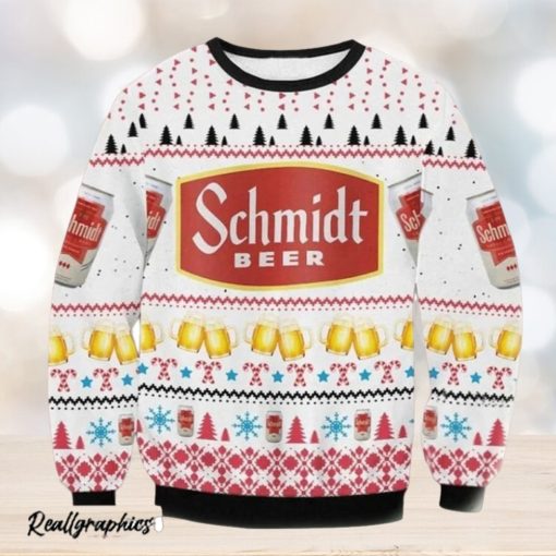 Schmidt Beer Ugly Christmas Sweater, Gift for Christmas Holiday