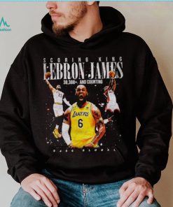 Scoring King Lebron James 38388 and counting vintage shirt