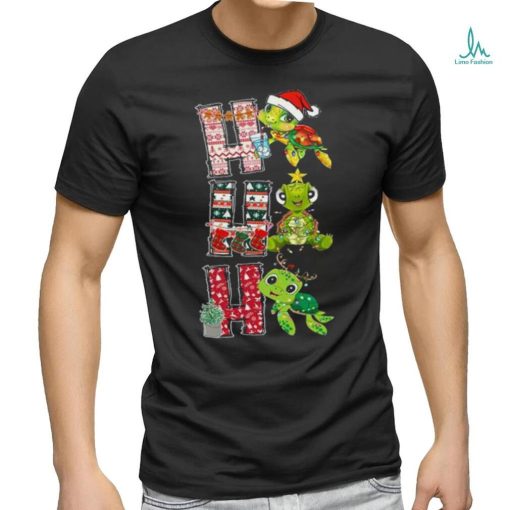 Sea Turtle Ho Ho Ho Christmas Shirt